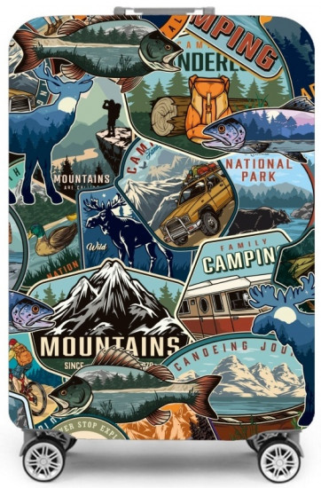 Чехол для чемодана «Travel 2-Mountains-M»