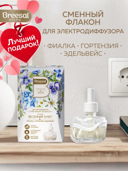 Сменный флакон для электрического диффузора «Весенний букет»