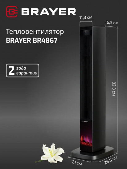Тепловентилятор Brayer BR4867