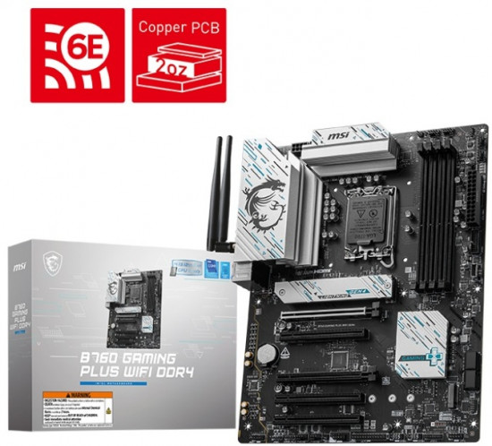 Материнская плата B760 GAMING PLUS WIFI DDR4