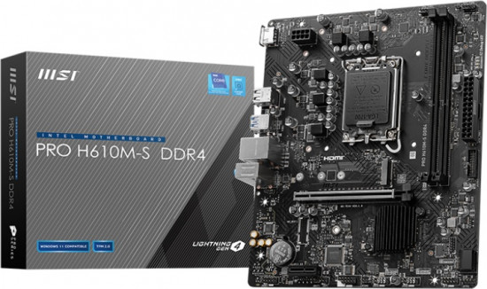 Материнская плата PRO H610M-S DDR4
