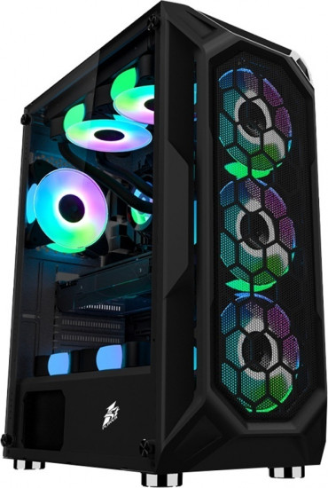 Корпус FIREBASE X6-BK (X6-BK-4F2C3)