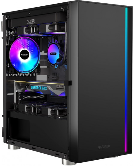 Корпус LM300 ARGB BK