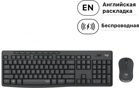 Клавиатура и мышь Silent Wireless Combo MK295