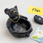 Пепельница декоративная «Черная керамика»