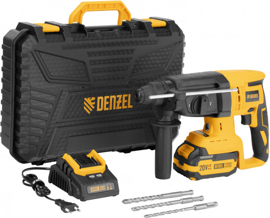 Перфоратор аккумуляторный Denzel RHH-BL-20-28