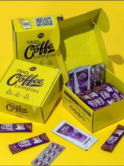Премиальная пищевая добавка для похудения «Trio Coffee Complex»