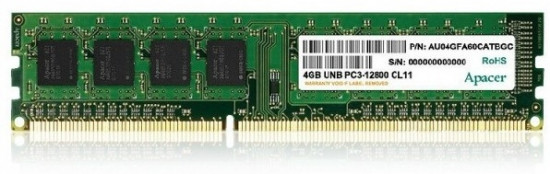 Память оперативная DDR-3 DIMM 4Gb DL.04G2K.KAM BOX