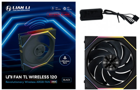 Вентилятор для корпуса Uni Fan TL Wireless 120 ARGB Reverse Blade G99.12RTL1W1B.00