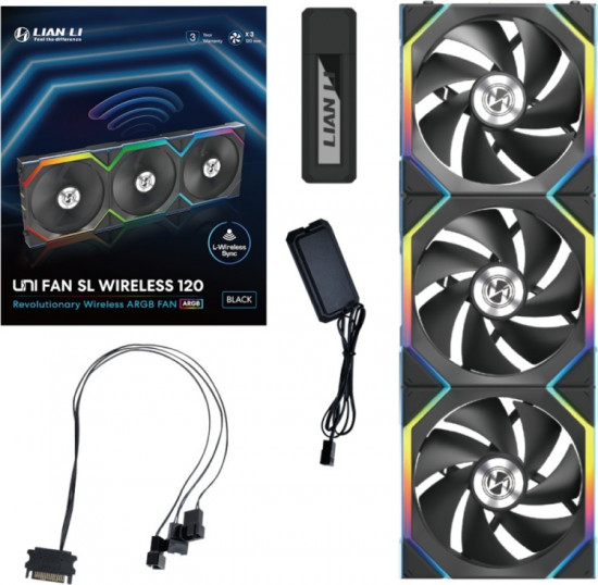 Вентилятор для корпуса Uni Fan SL Wireless 120 G99.12SL1W3B.00