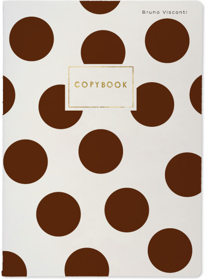 Тетрадь общая «Brown polkadot»