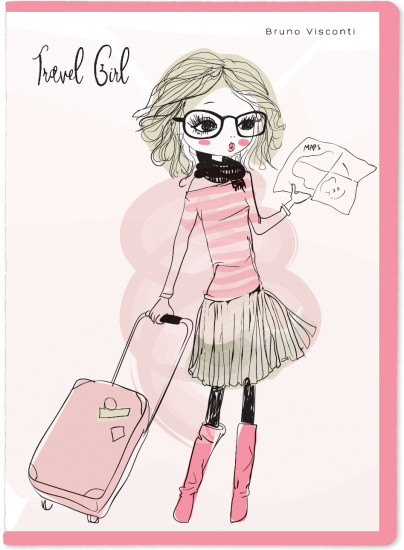 Тетрадь общая «Travel girl»