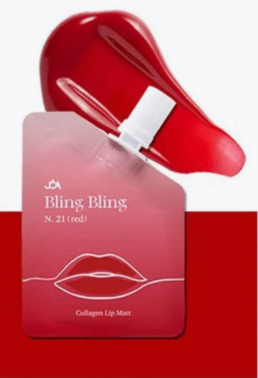Тинт для губ «Bling Bling Collagen Lip Matt», оттенок 21 Red