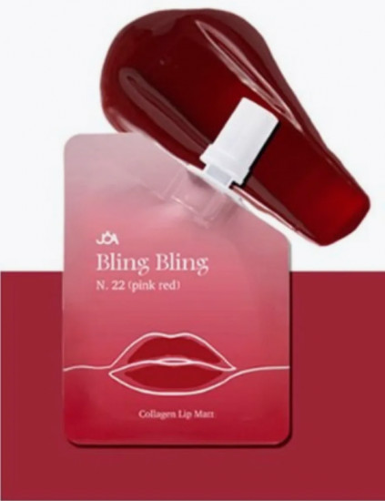 Тинт для губ «Bling Bling Collagen Lip Matt», оттенок 22 Pink Red