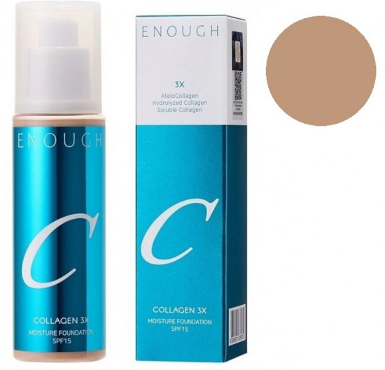 Тональная основа увлажняющая с коллагеном «Moisture Foundation» SPF15, оттенок N30 Sand