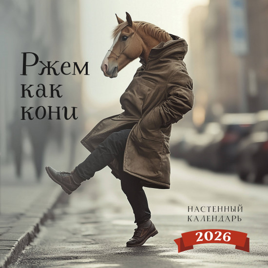 Календарь настенный на 2026 год «Ржем как кони»