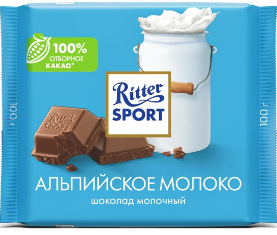 Шоколад молочный «Альпийское молоко»