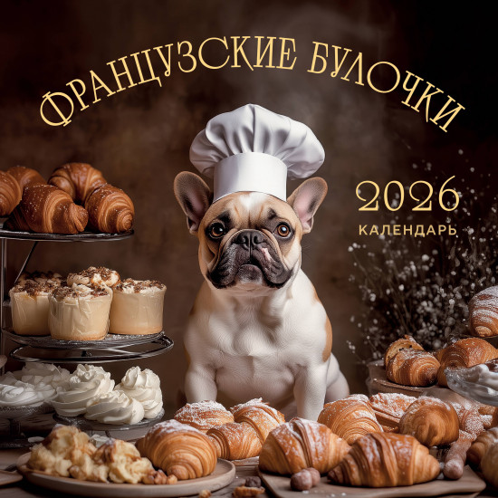 Календарь настенный на 2026 год «Французские булочки»
