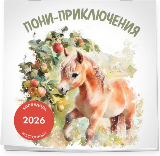 Календарь настенный на 2026 год «Пони-приключения»