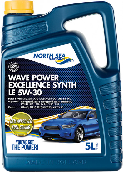 Моторное масло Wave Power Excellence Synth LE 5W-30