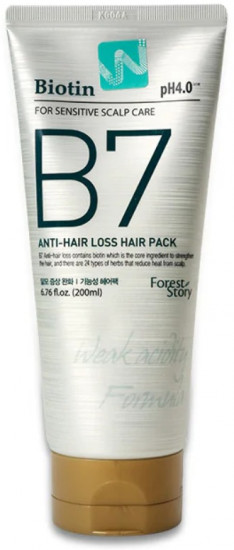 Маска против выпадения волос с биотином «Anti-Hair Loss Hair Pack»
