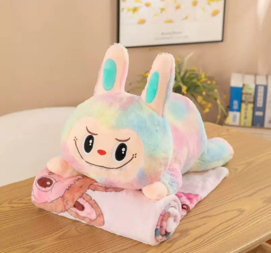 Одеяло детское с игрушкой «Labubu»