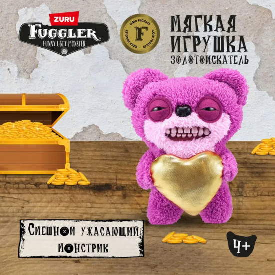 Мягкая игрушка «Мишка Ужастик. Золотоискатель»