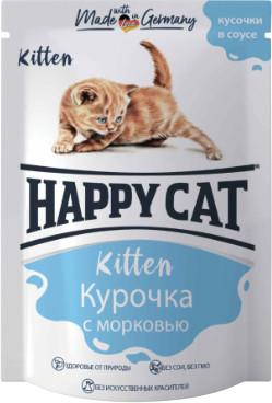 Корм для котят влажный «Курица с морковью в соусе»