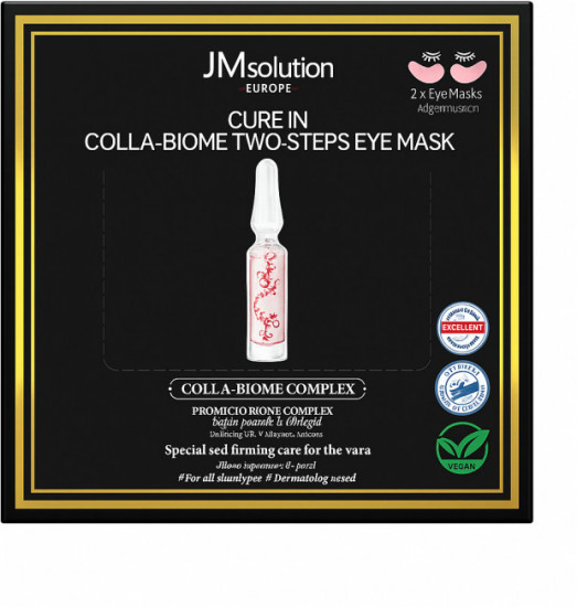 Двухэтапная коллагеновая маска для кожи вокруг глаз «Cure In Colla-Biome Two-Steps Eye Mask»