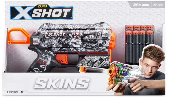 Набор для стрельбы «X-Shot Skins Flux Ниндзя»
