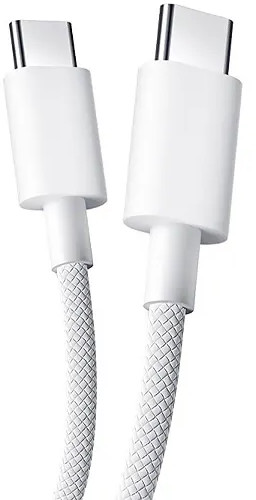 Кабель интерфейсный Xiaomi 3A Braided USB-C to USB-C Cable