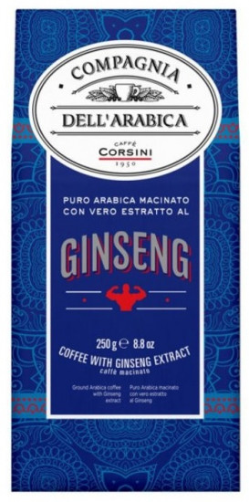 Кофе молотый «Corsini Arabica Estratto Ginseng»