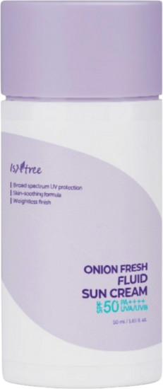 Флюид для лица с экстрактом красного лука солнцезащитный «Onion Newpair Fresh Fluid Sun Cream» SPF50+ PA++++