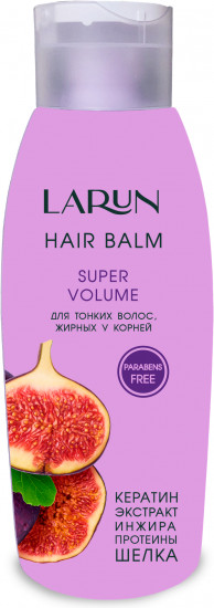 Бальзам для тонких и жирных у корней волос «Super Volume»