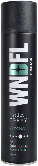 Лак для волос сильной фиксации с протеинами шелка «Hair Spray Silk Protein Strong»