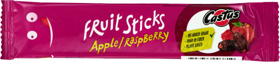 Батончик на финиковой основе с яблоком и малиной «Fruit sticks»