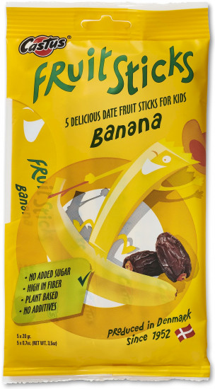Набор батончиков на финиковой основе с бананом «Fruit sticks»