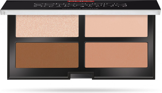 Палитра для контурирования лица «Contouring and Strobing Powder», оттенок 002