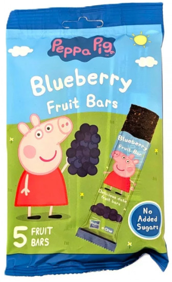Набор батончиков на финиковой основе с черникой «Blueberry Fruit bars»
