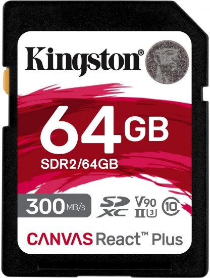 Карта памяти SD Class 10 U1 Kingston SDR2/64GB