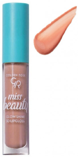 Блеск для губ «Glow shine 3D lipgloss», тон 03 Soft peach