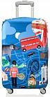 Чехол для чемодана средний «London»