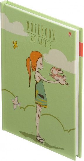 Блокнот «Girl and Rabbit»