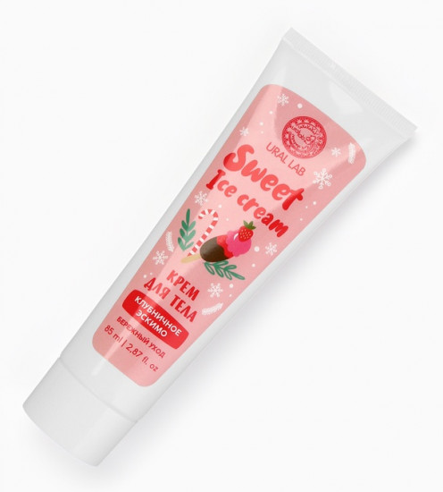 Крем для рук и тела «Sweet ice-cream. Клубничное эскимо»