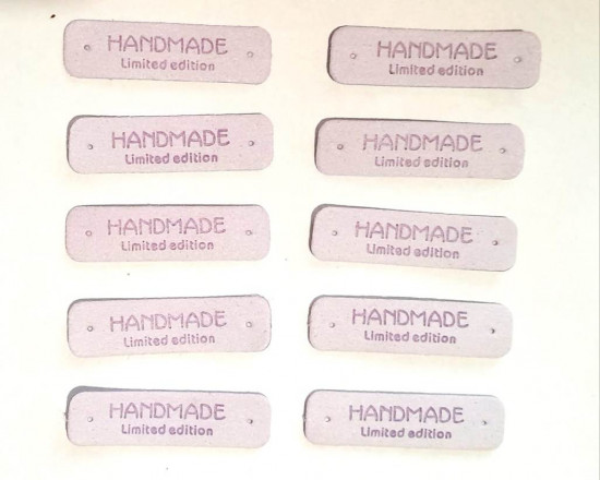 Набор бирок пришивных «Handmade»