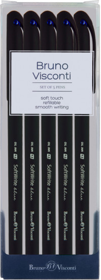 Набор ручек «Softwrite. Black»