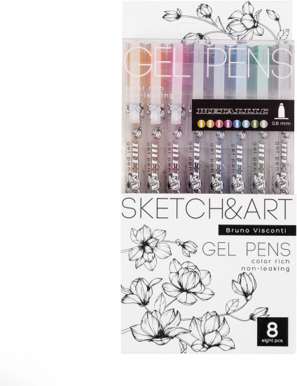 Набор ручек «SketchandArt Uni Write. Metallic»