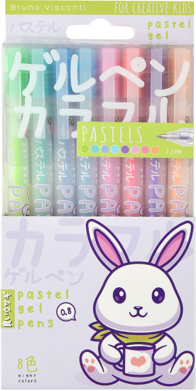 Набор ручек «UniWrite Pastels. Kawaii animals»