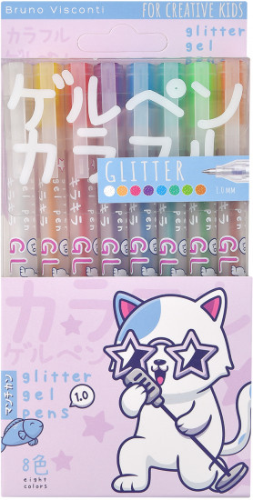 Набор ручек «Glitter. Kawaii animals»