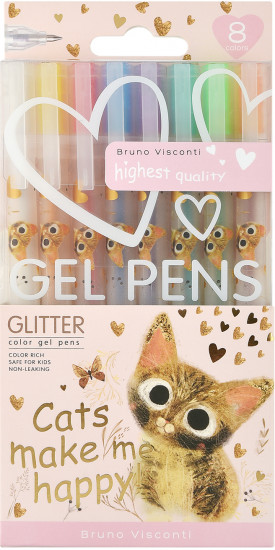 Набор ручек «Glitter Милый котик»